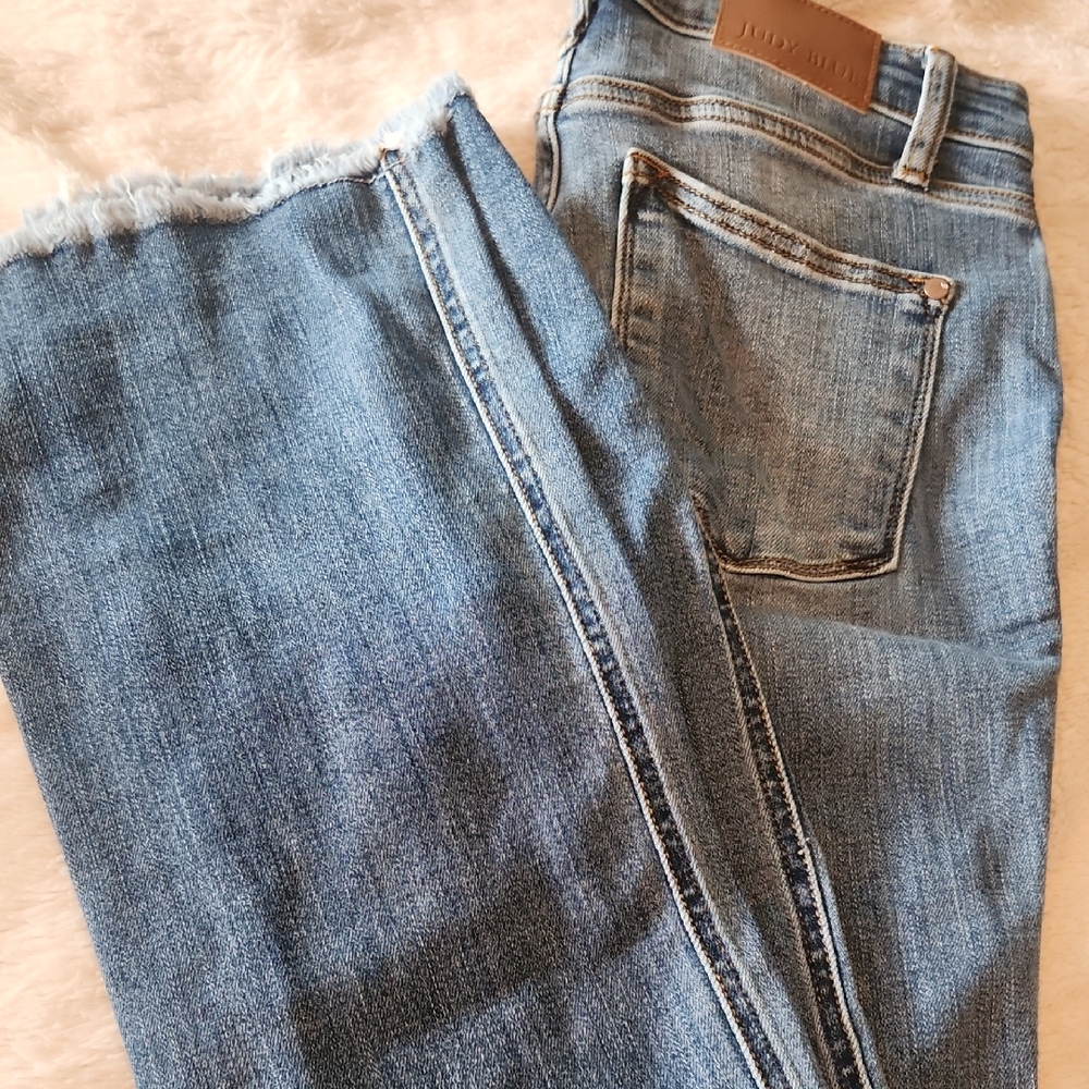 Judy Blue Boot Cut, Distressed Jeans